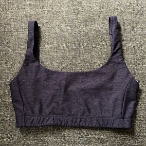 Outdoor Voices Black Small Scoop Neck Sports Bra